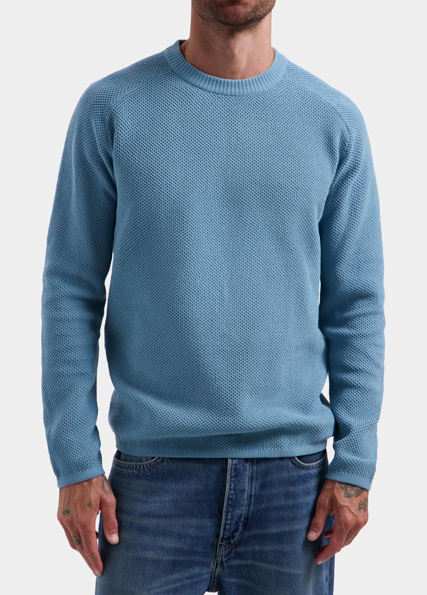 Dstrezzed Sweater heren Blauw Neill Big Chenille 406836/699