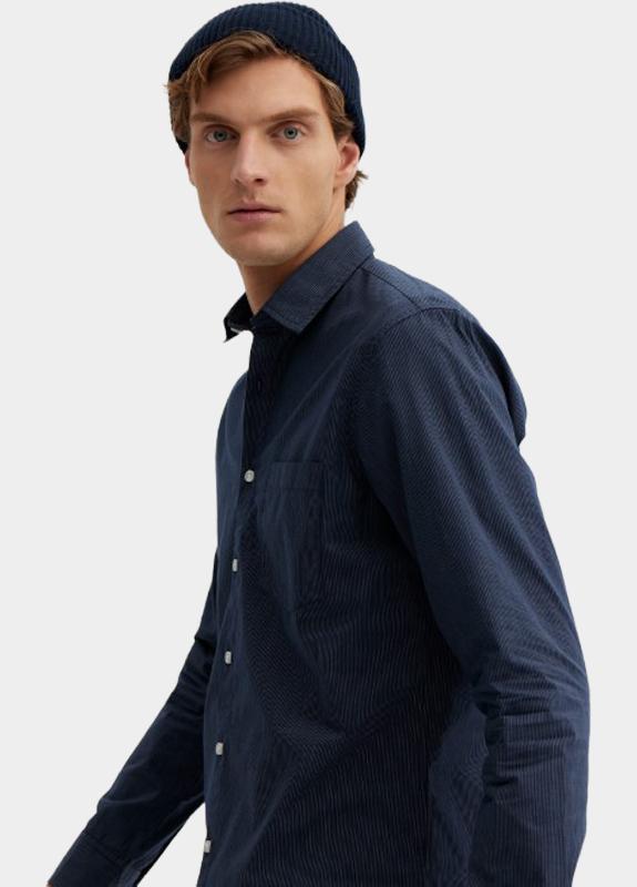 Basefield Overhemd heren Blauw  219018525/654