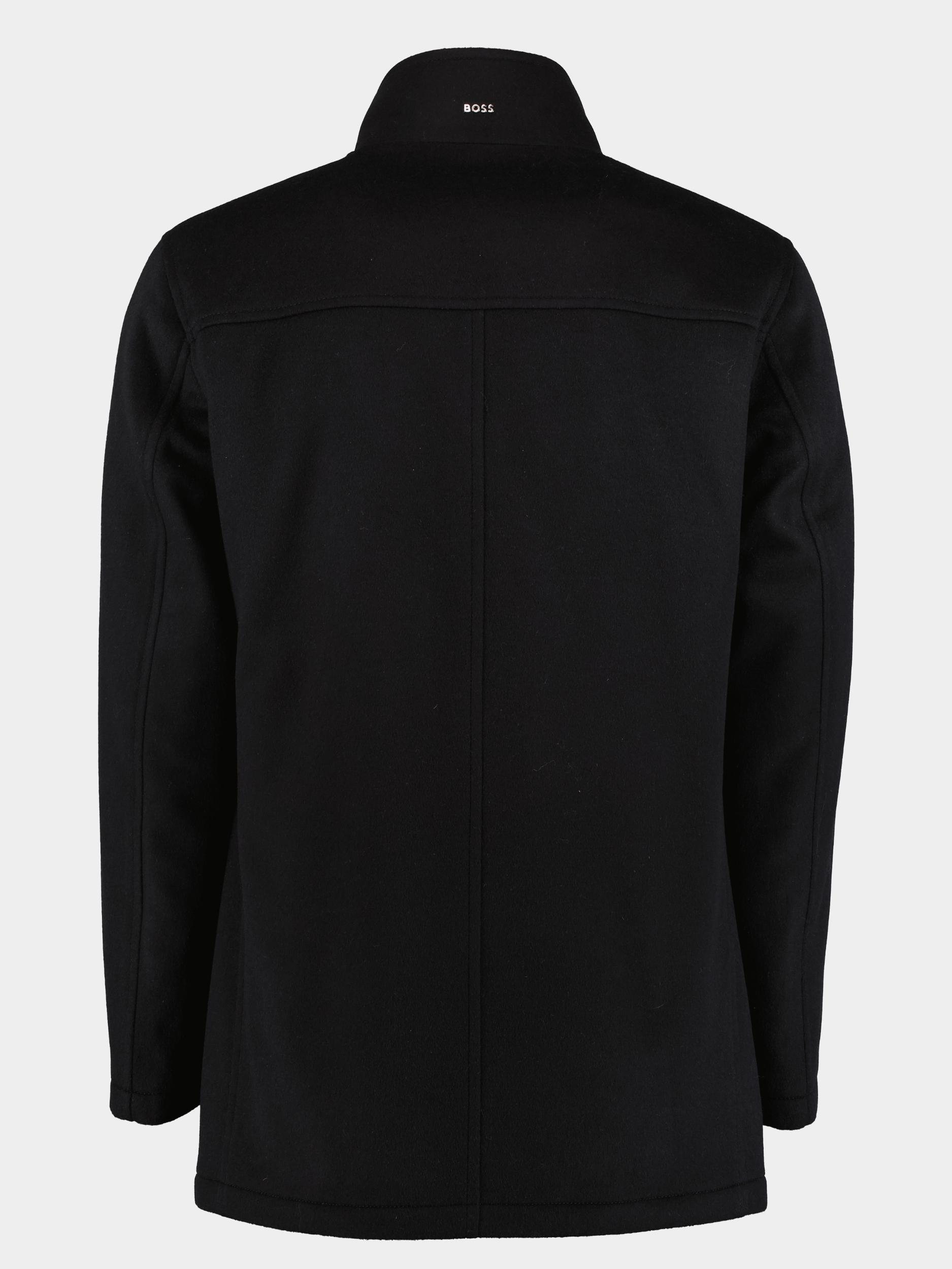 BOSS Black Wollen Jas Zwart H-Coxtan-234 10252595 01 50502332/001