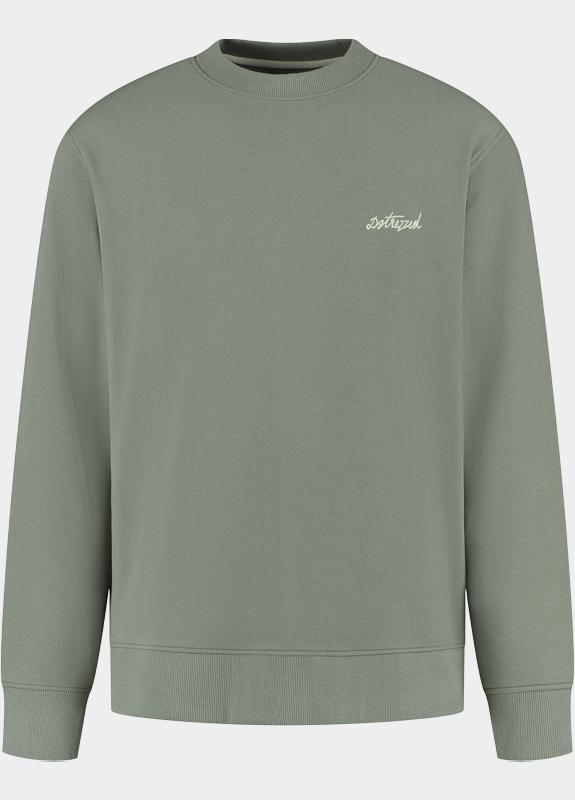 Dstrezzed Sweater heren Groen DS_Karas Artwork Crew 211810/564