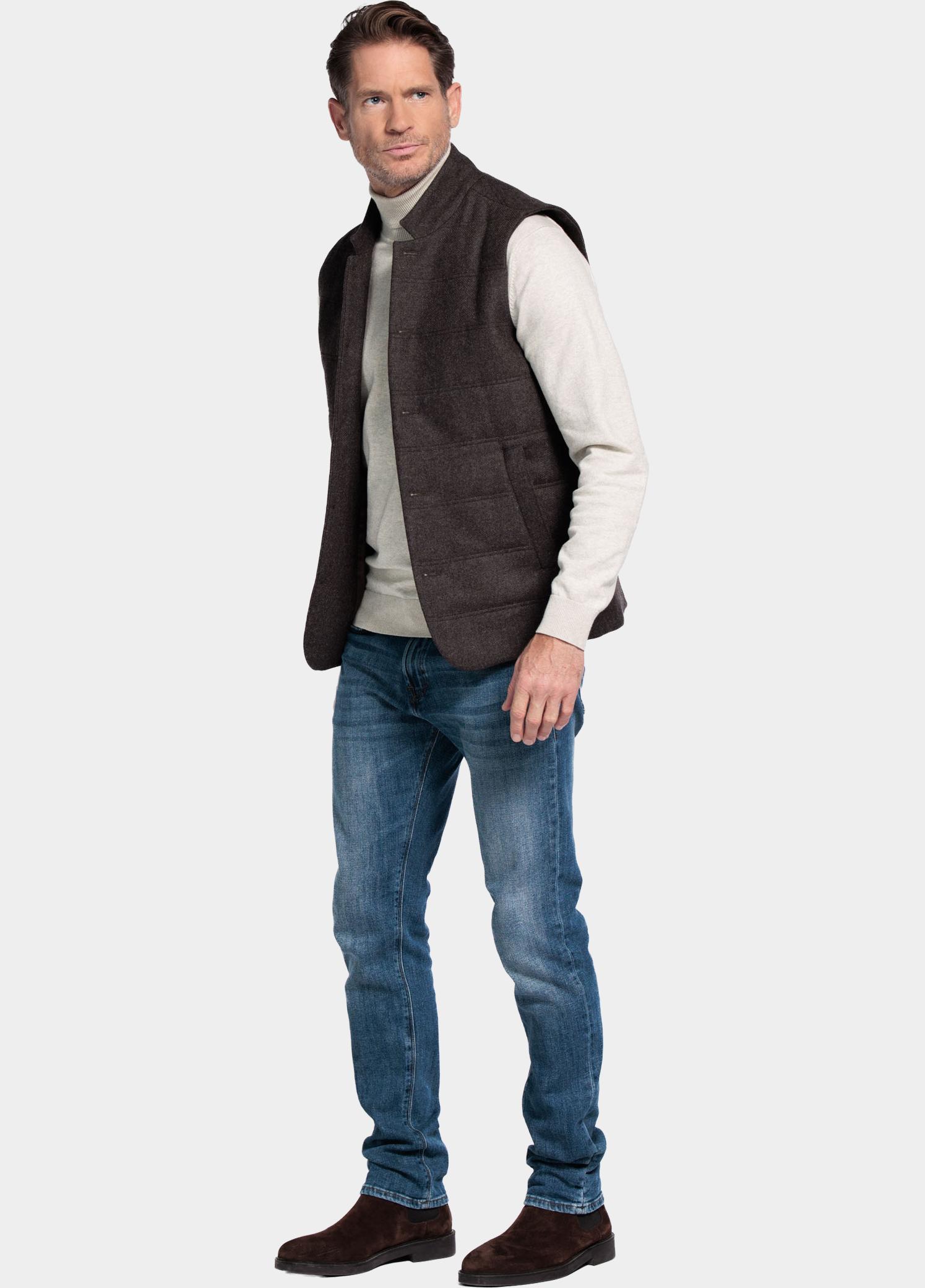 Giordano Bodywarmer heren Bruin Owen Bodywarmer Luxury Wool T 522551/80