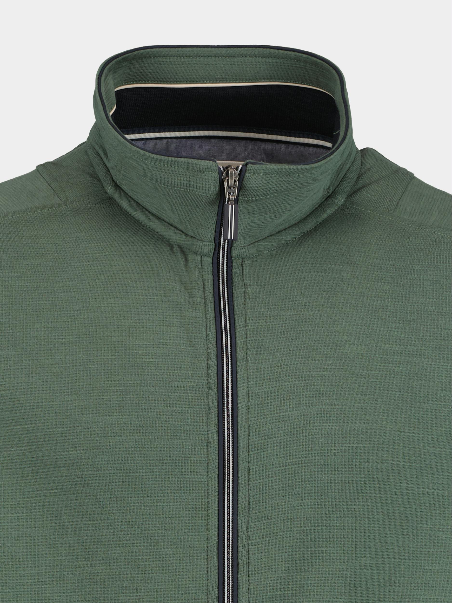 Baileys Vest Groen Sweat cardigan zip 312299/79