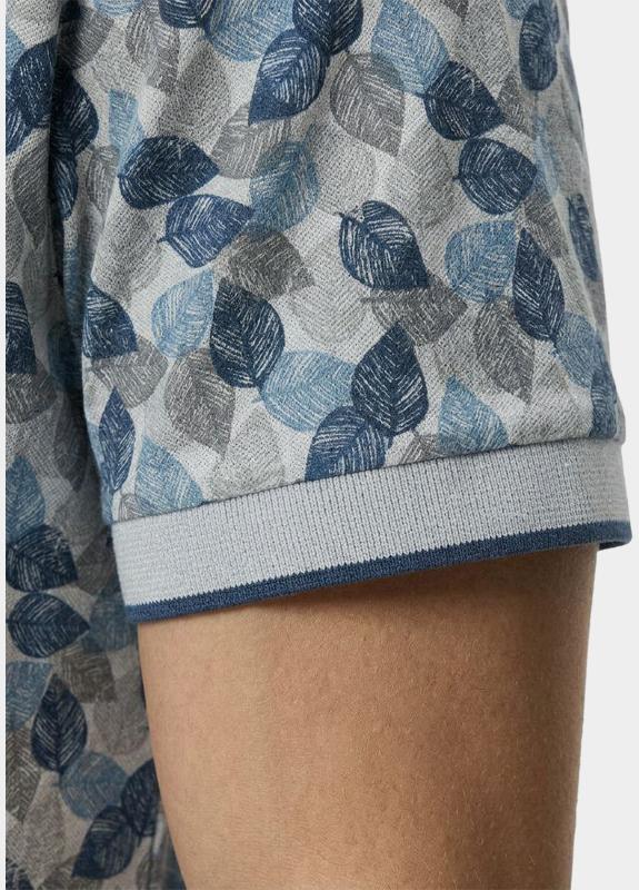 Baileys Polo heren Blauw Poloshirt 2-tone Pique, all o 615229/650