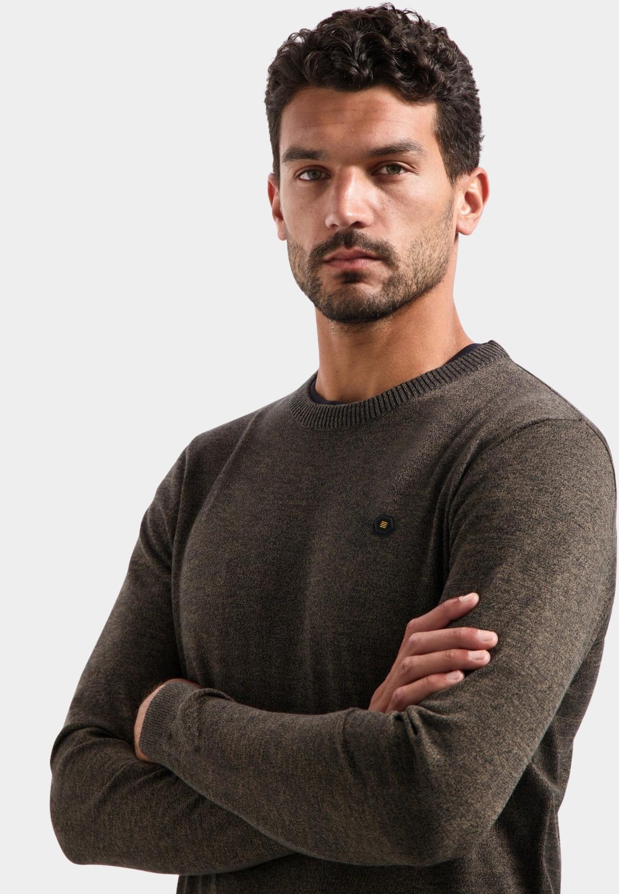 No Excess Pullover Bruin Pullover Crewneck 2 Coloured 29210880SN/044