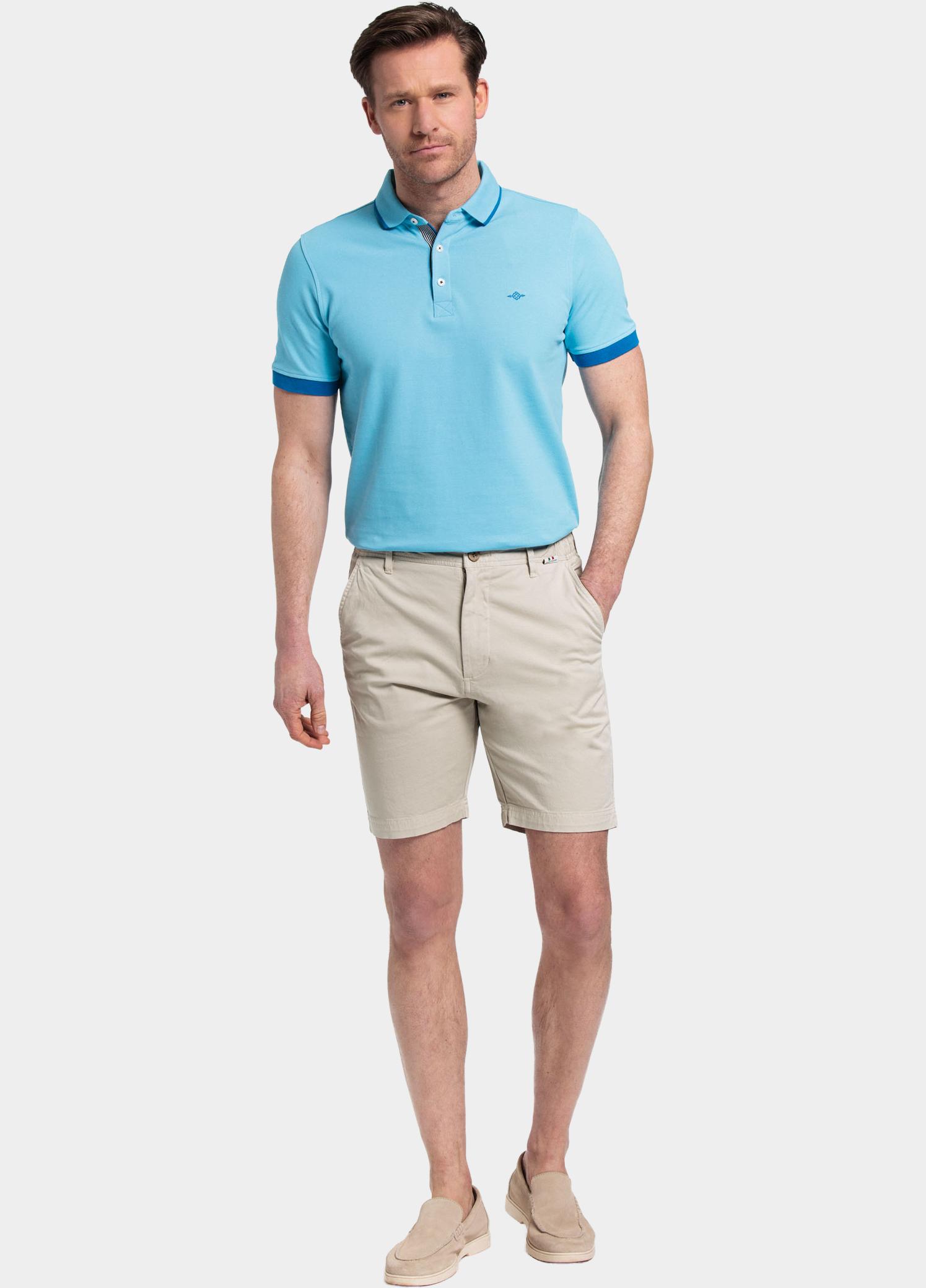 Giordano Korte Broek heren Wit Porter Short (elastic in wais 411117/81