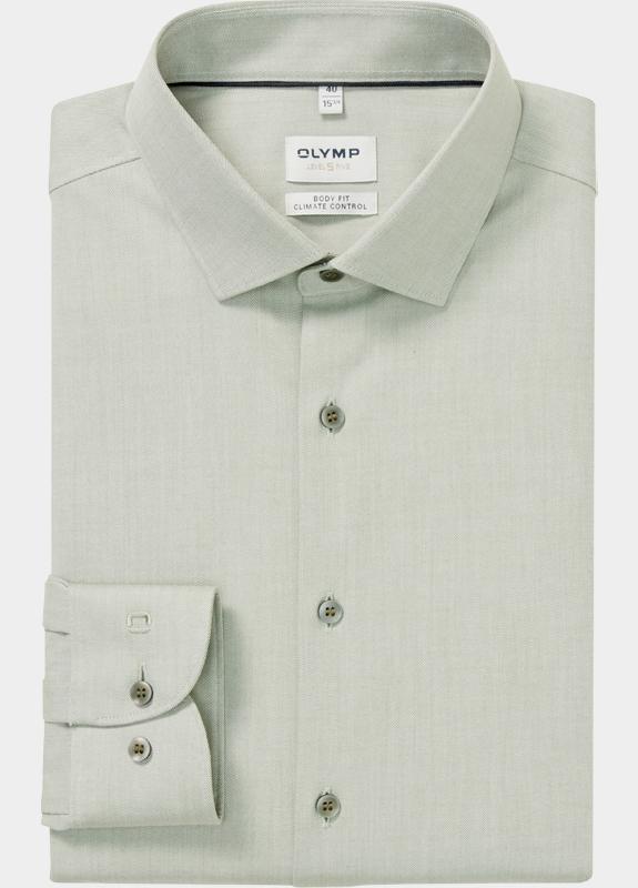 Olymp Zakelijk overhemd heren Groen Level Five 24/Seven 073464/41