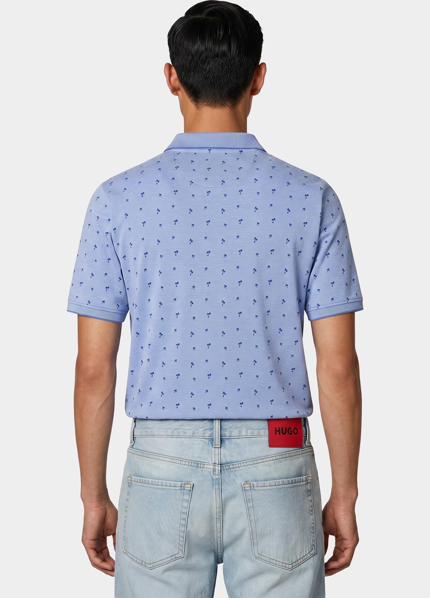 Redmond Polo heren Blauw Polo Shirt wash & wear 251900900/120
