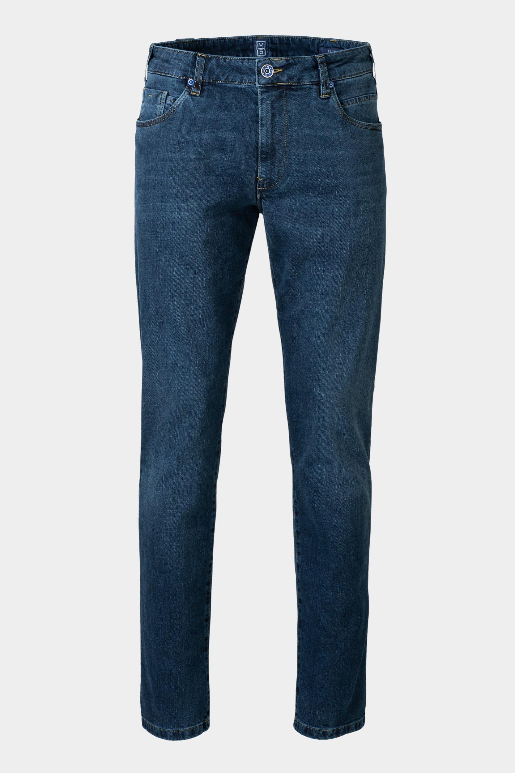 Meyer Flatfront Jeans Blauw M5.Slim Art.9-6207 3619620700/18