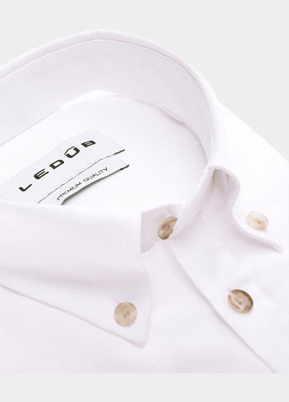 Ledub Business hemd lange mouw Wit  0143395/910-000-000