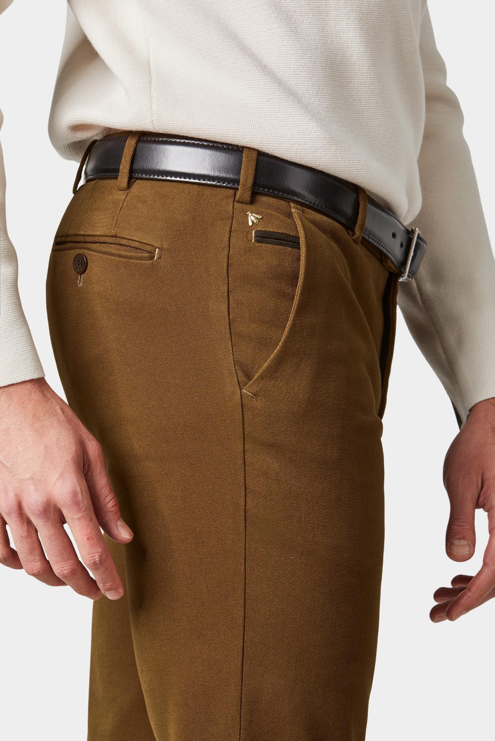 Meyer Katoenen Broek Bruin BONN Art.2-8572 1022857200/43