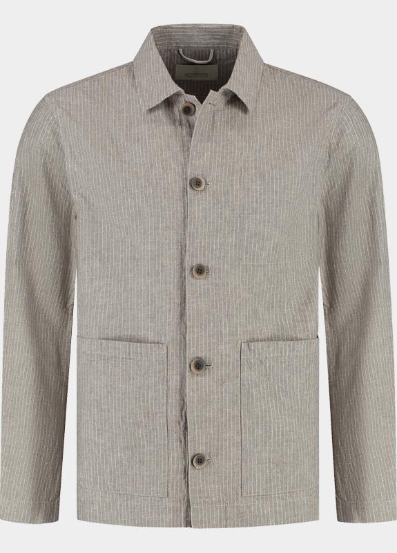 Dstrezzed Zomerjas heren Grijs DS_Nix Pinstripe Jacket 155030/216