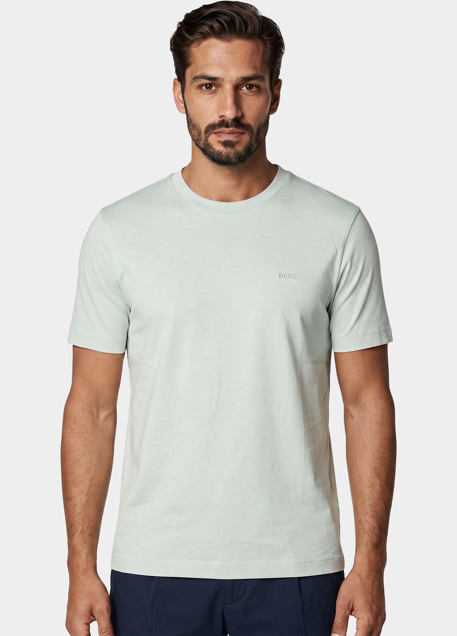 BOSS Black T-shirt heren Groen Thompson 01 10241525 01 50468347/332