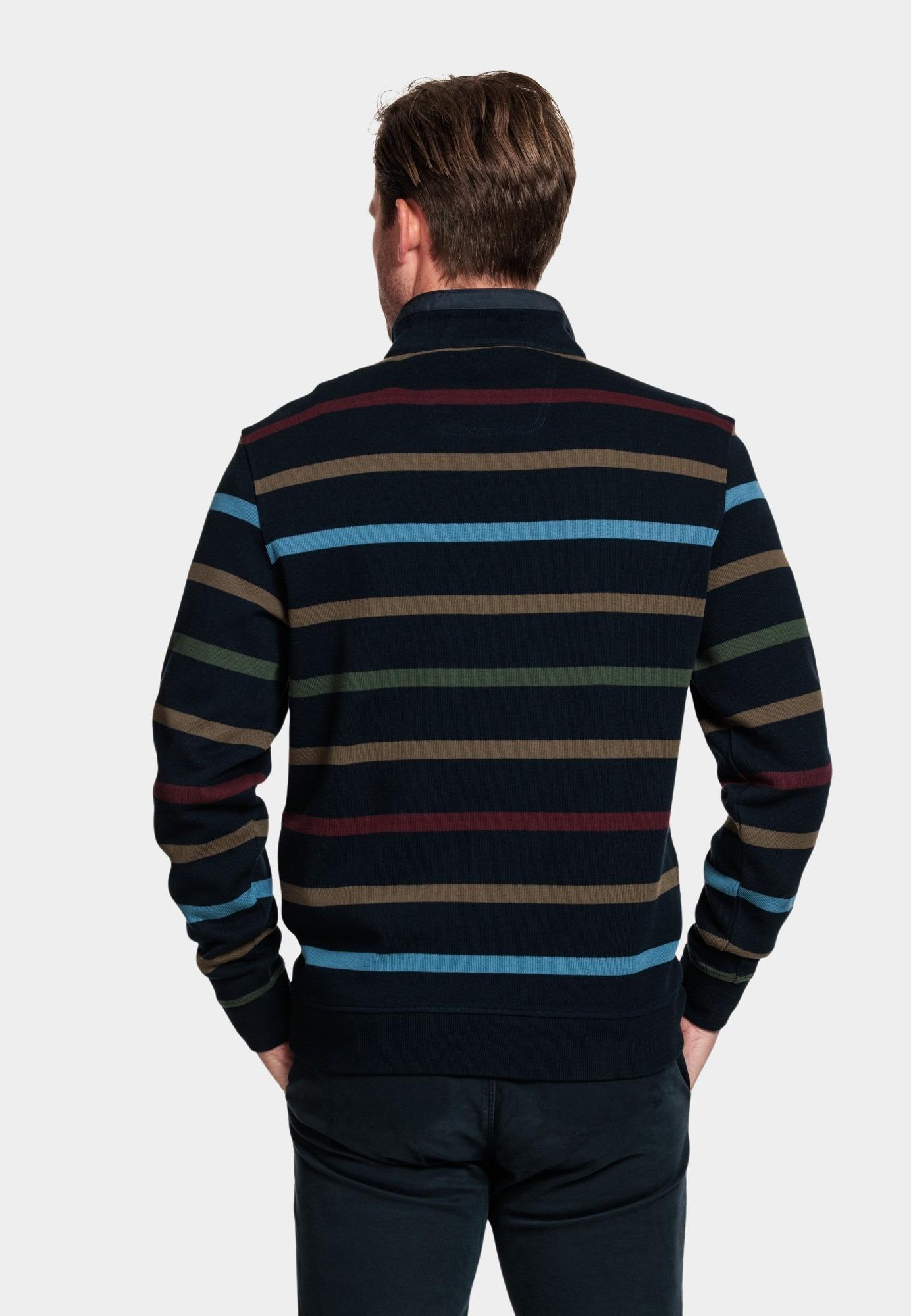 Baileys Half Zip Blauw Sweatshirt 1/2 zip  French Ri 323151/60