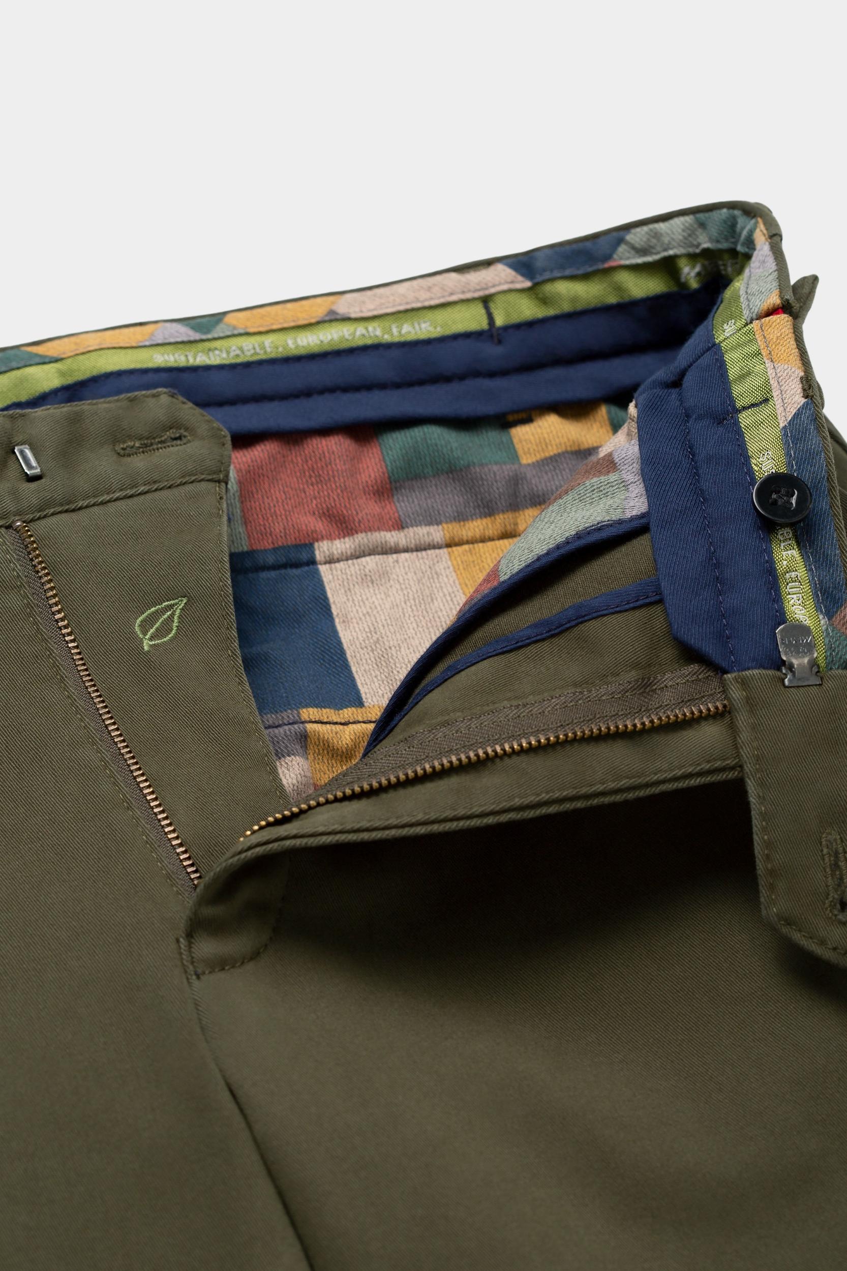 Meyer Katoenen Broek Groen OSLO Art.2-3552 2232355200/26