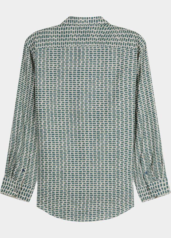 Olymp Overhemd heren Groen Casual 405814/47