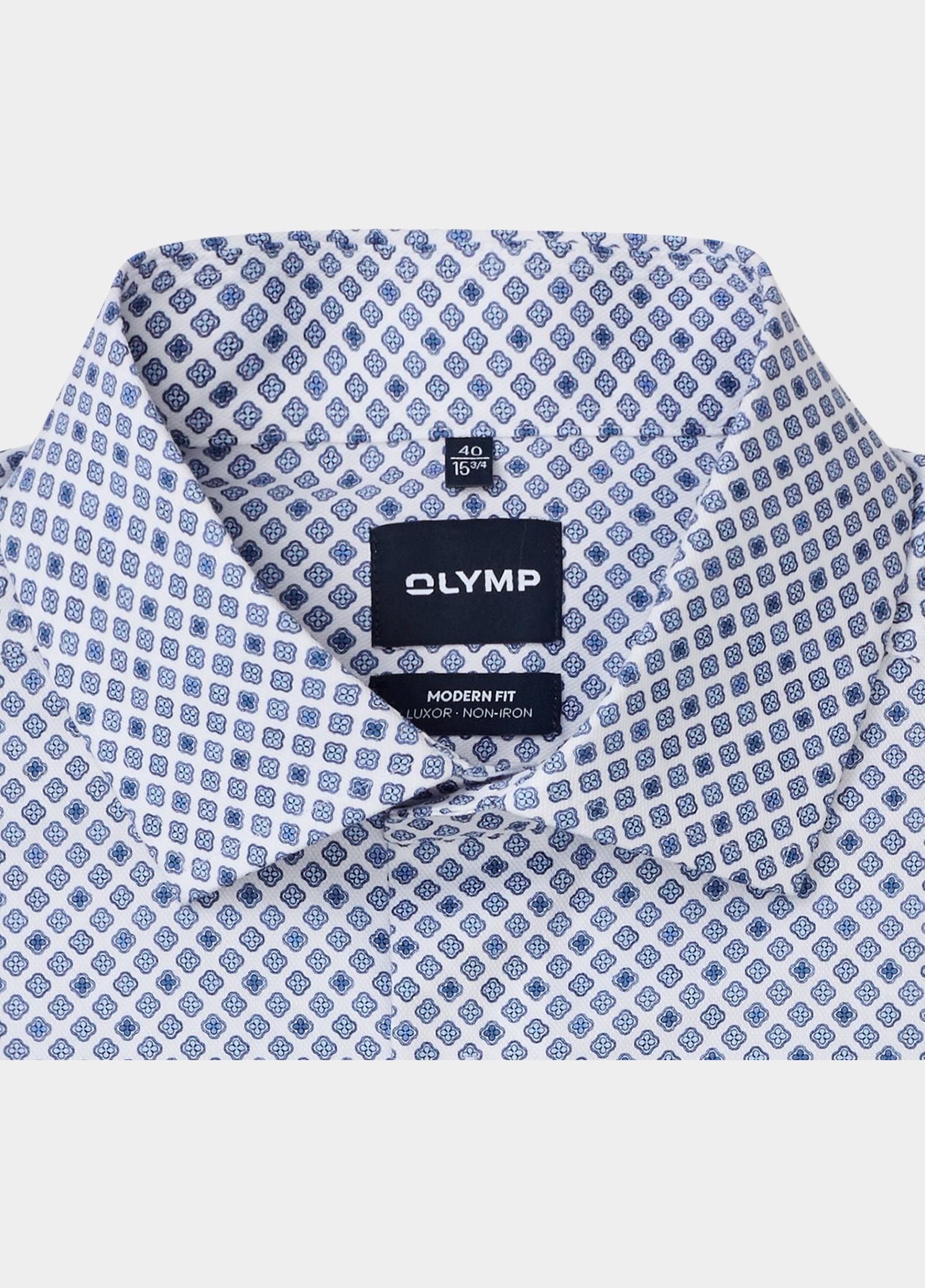 Olymp Overhemd extra lange mouw Wit Luxor mf D.2132 o.T. 137429/00