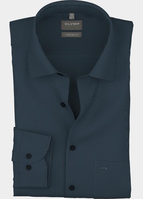 Olymp Zakelijk overhemd heren Blauw Luxor 108414/18