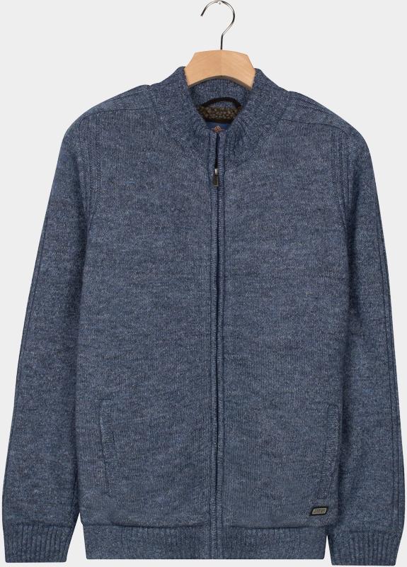 Baileys Vest Blauw Cardigan Zip - Lined Inside B 522176/662