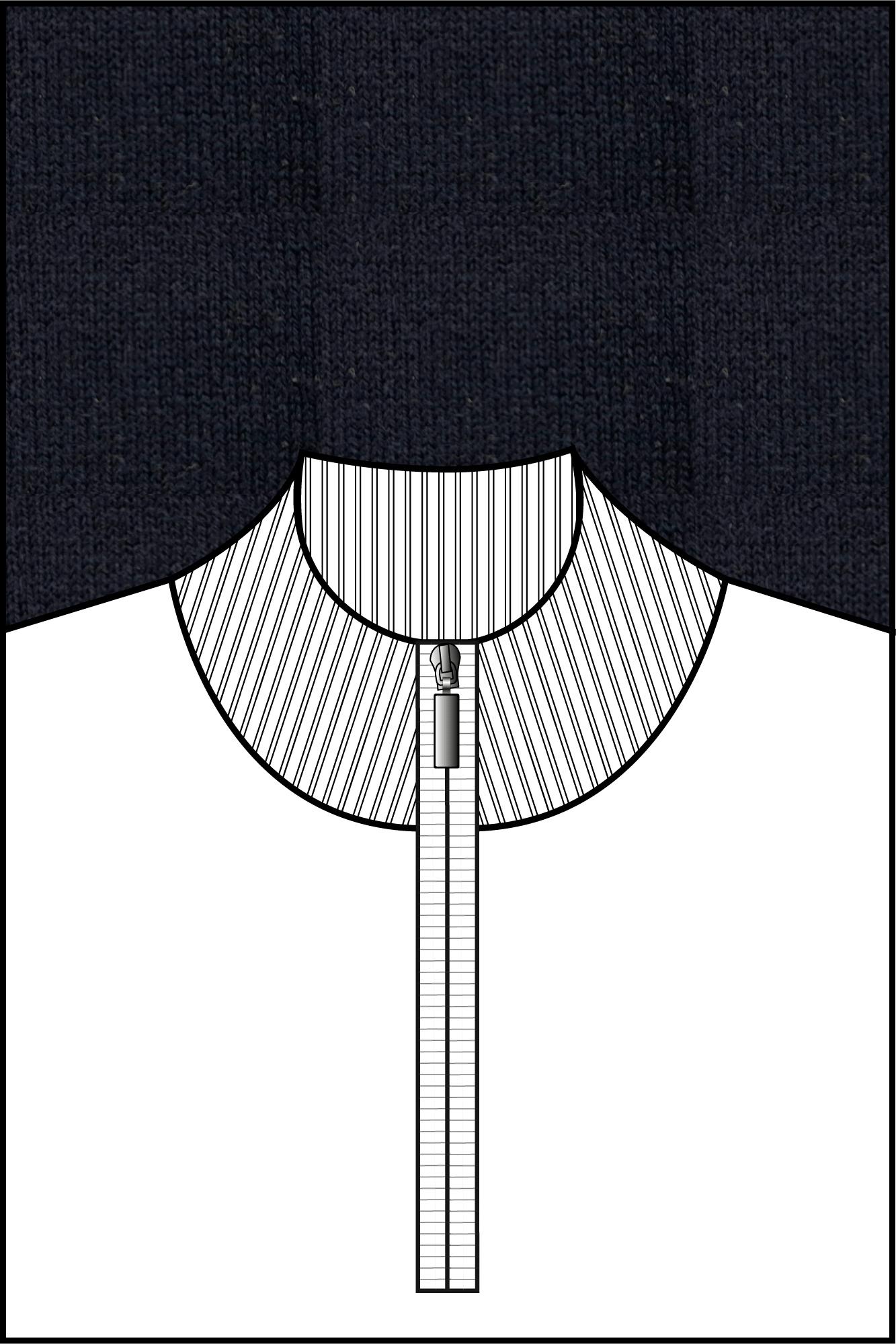 Baileys Half Zip Blauw Pullover 1/2 zip  Pima Cotton 528400/60