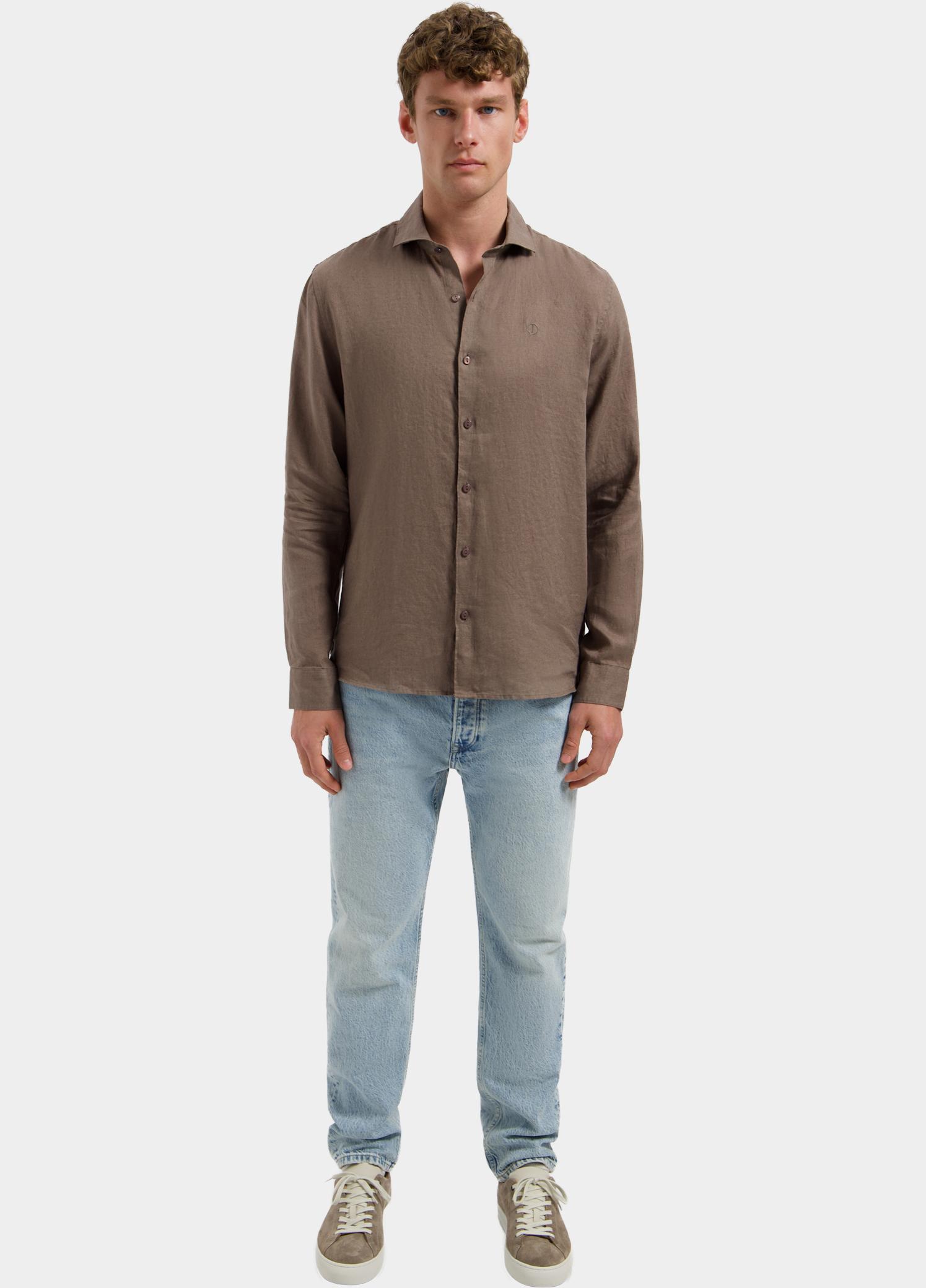 Dstrezzed overhemd korte mouw heren Grijs Jagger Shirt 303710/216