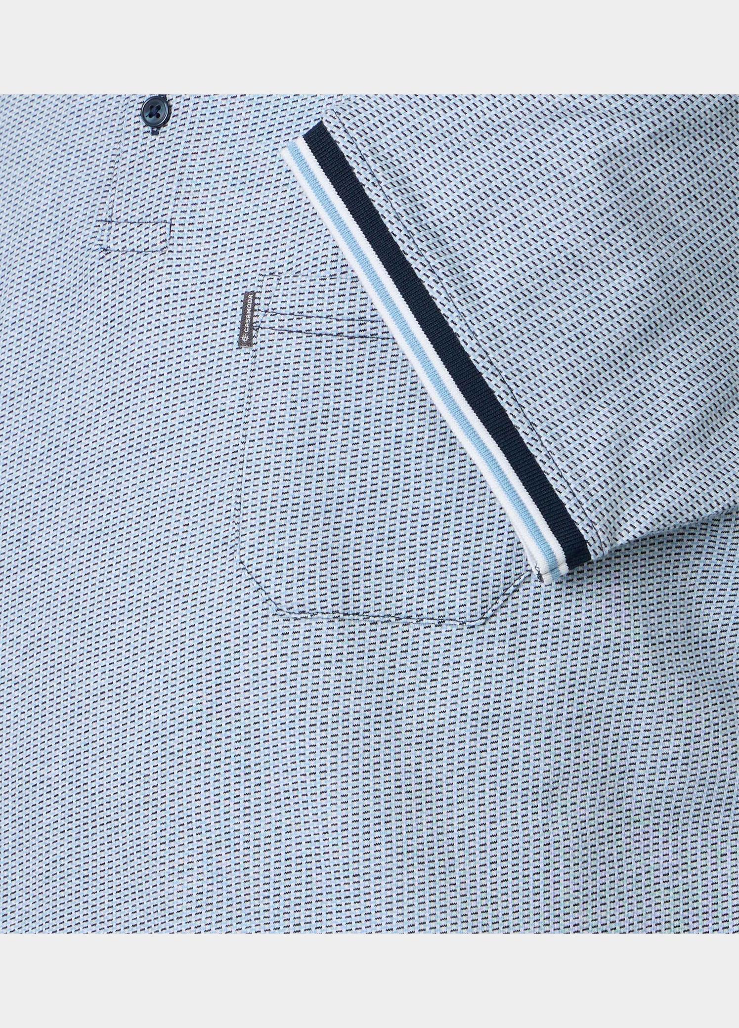 Casamoda Polo korte mouw Blauw Polo 126320131/118