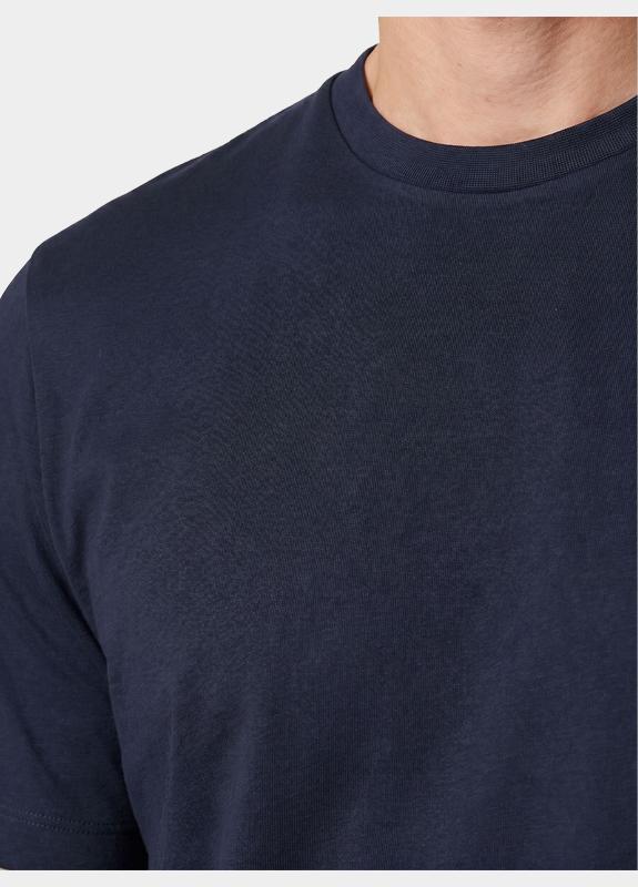 Born With Appetite T-shirt heren Blauw Salerno T-shirt BWA26118SA19/4001