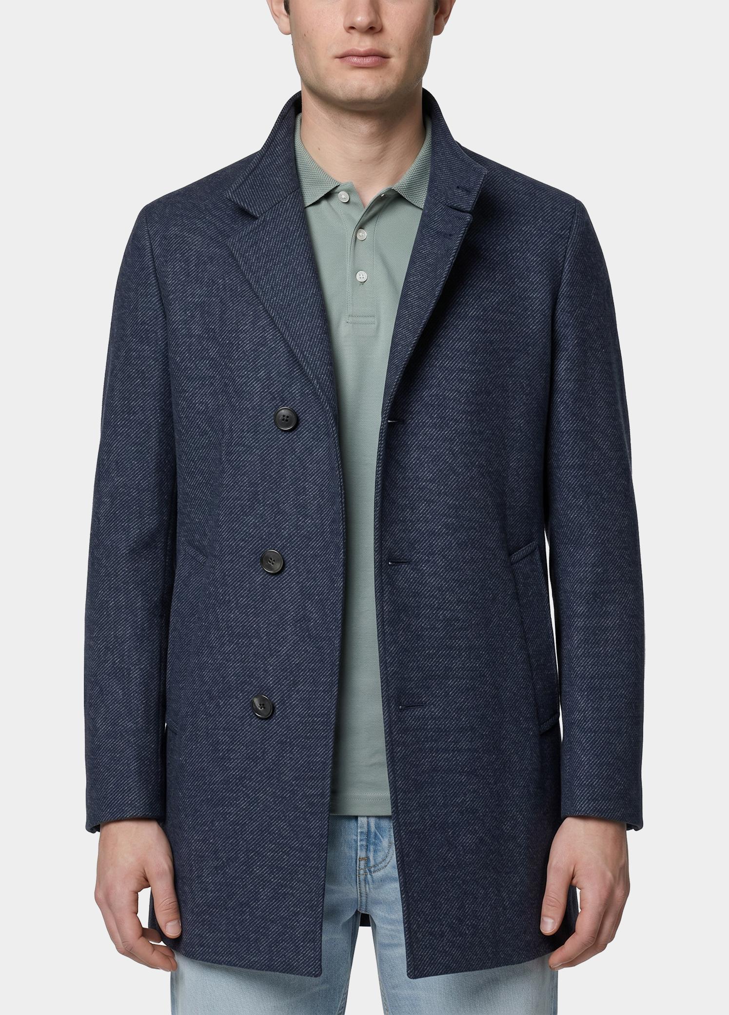 Lerros Wollen Jas Blauw  2697273/485