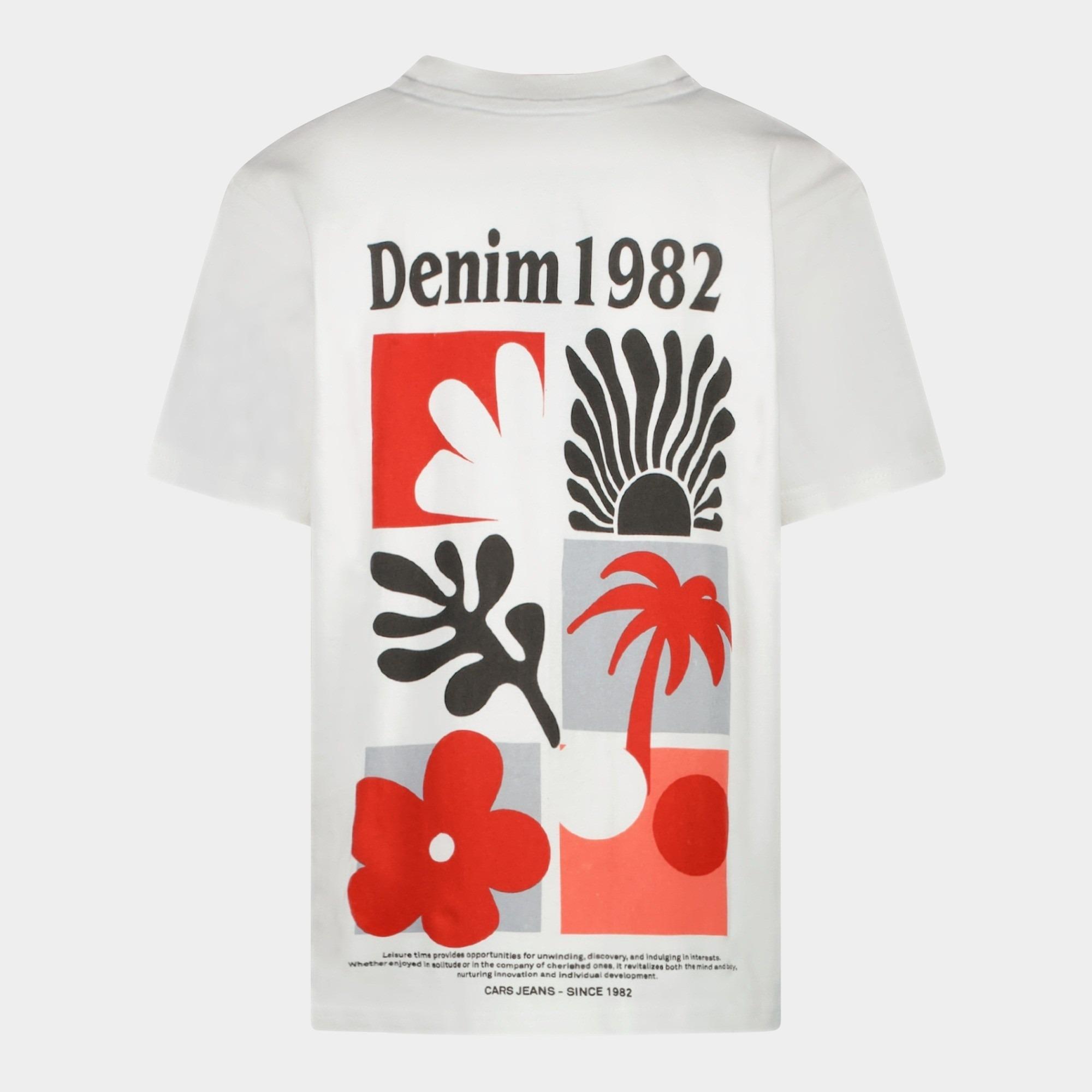 Cars Jeans T-shirt korte mouw Wit AFREZO 84179/23