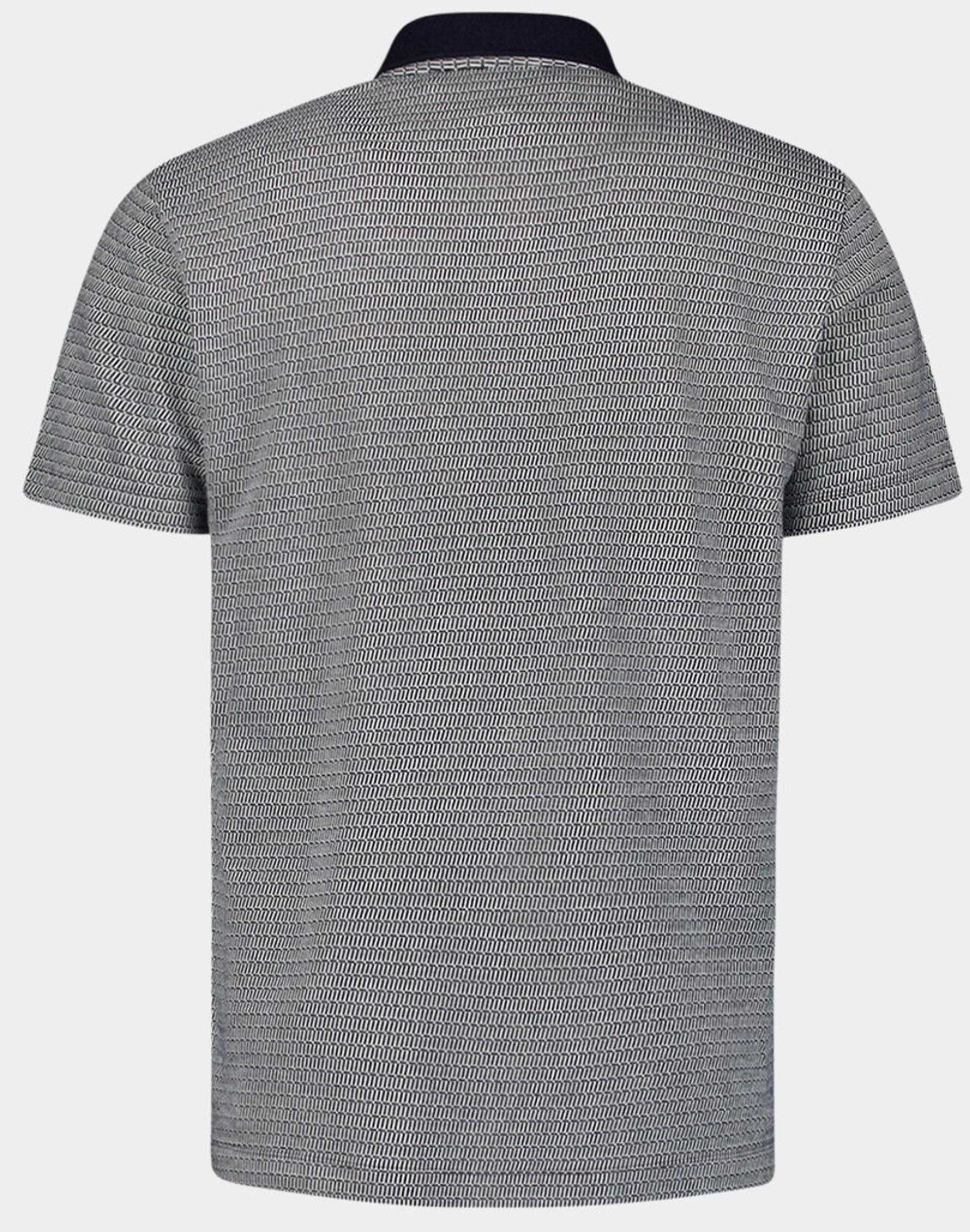 No Excess Polo korte mouw Blauw Polo 2 Coloured Jacquard 27380350/096