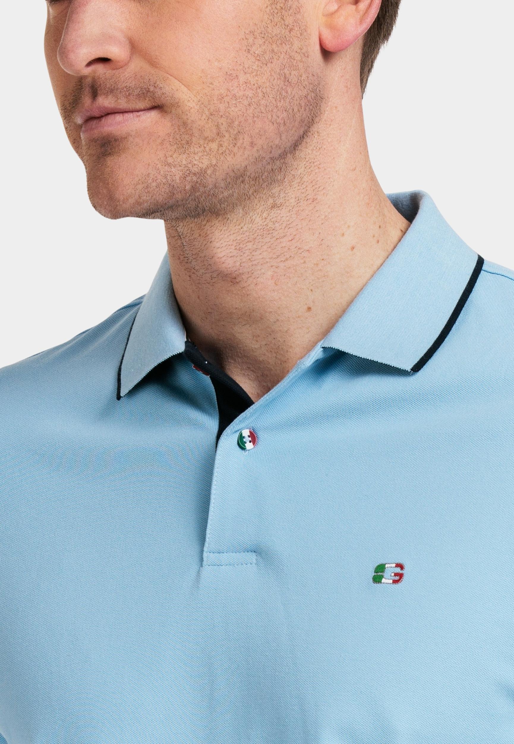 Giordano Polo korte mouw Blauw Nico short sleeve signature p 516587/63