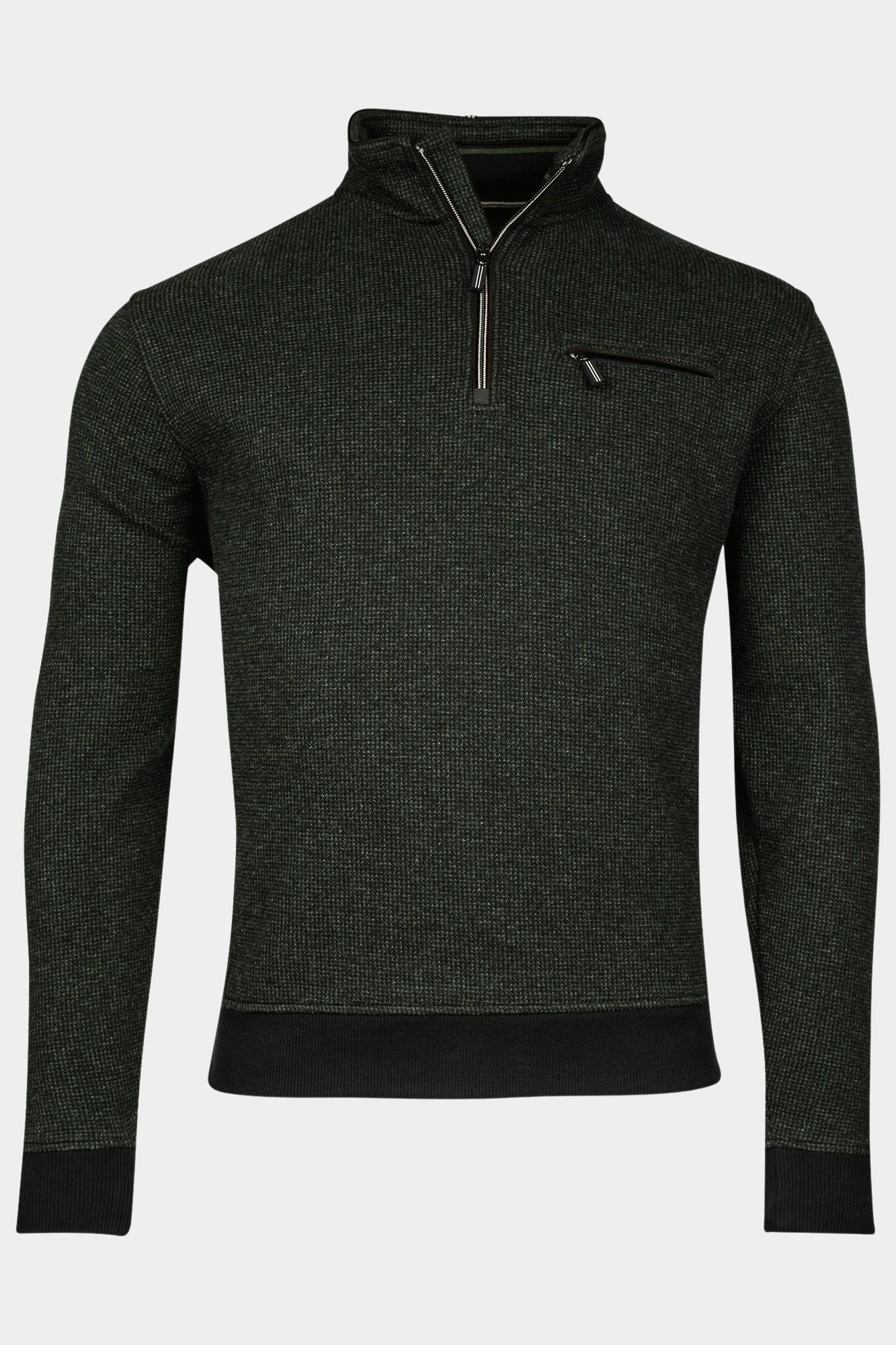 Baileys Half Zip Groen Sweatshirt 1/2 Zip 423107/78