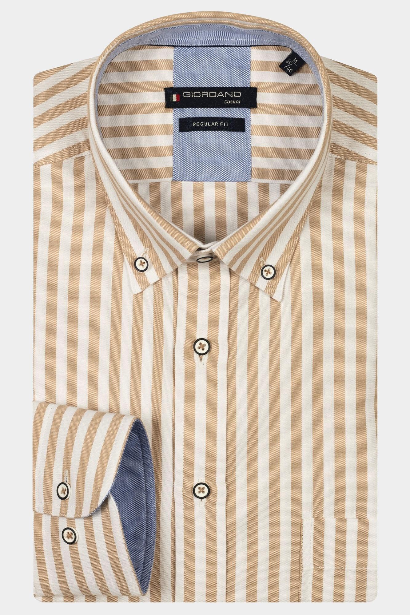 Giordano Casual hemd lange mouw Wit Ivy Long sleeve button down o 517130/81