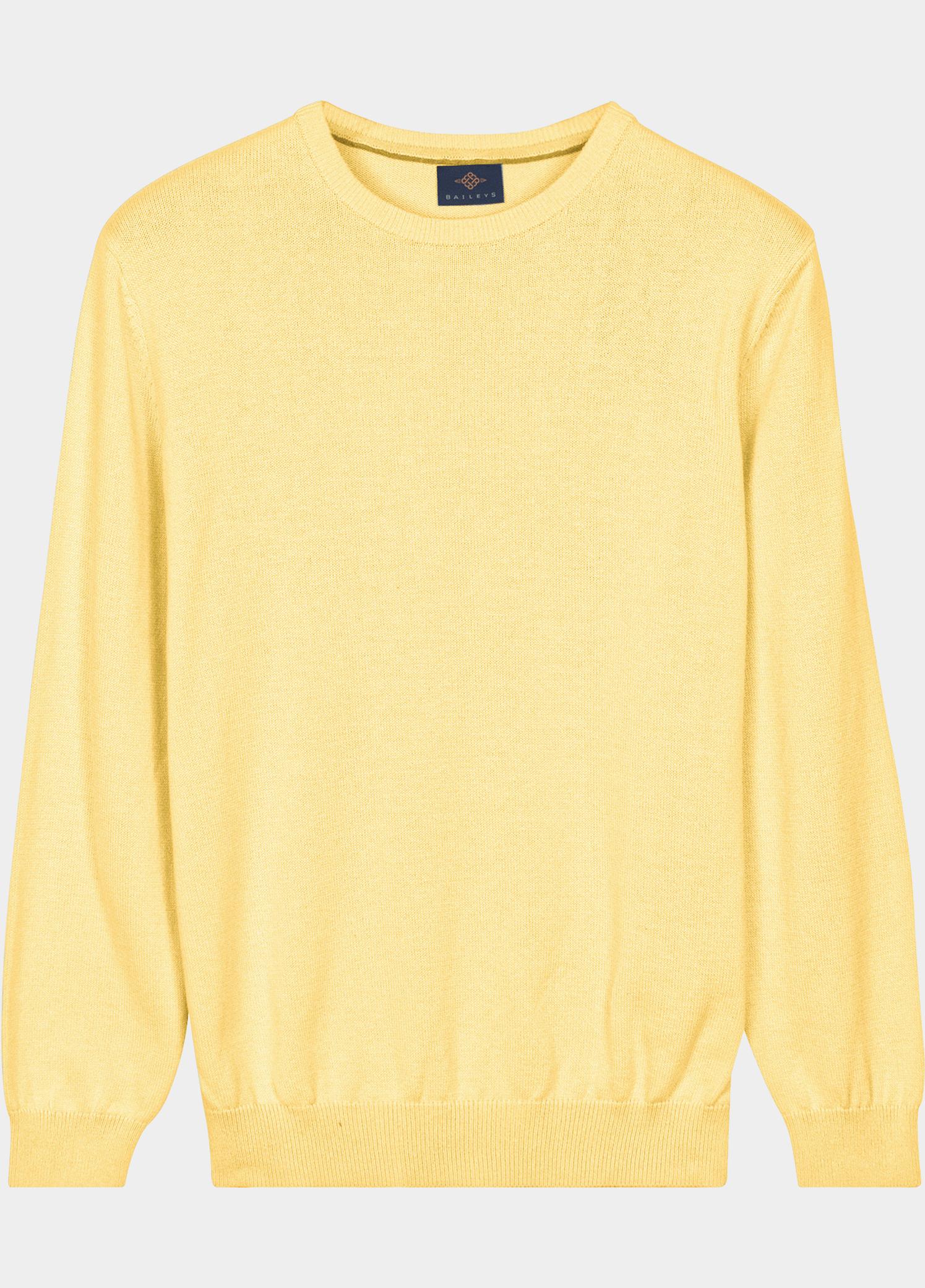 Baileys Pullover heren Geel Crew Neck Pullover 618279/22