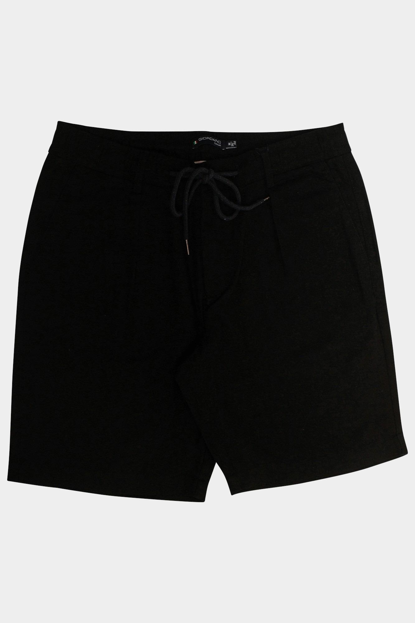 Giordano Korte Broek Zwart Positano elastic short Soft w 511110/90