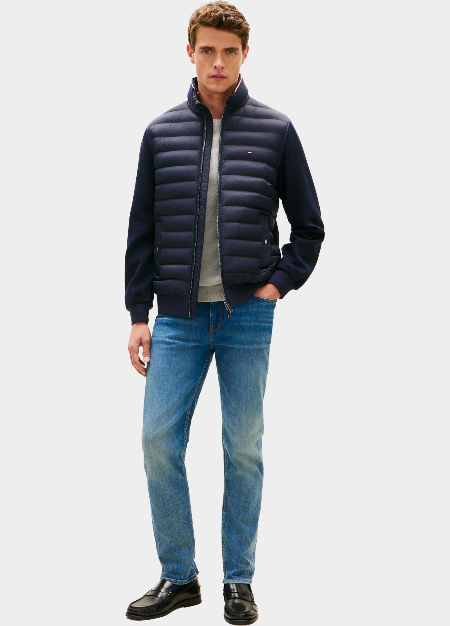 Tommy Hilfiger Tussenjas heren Blauw MIX MEDIA ESS RWB STAND COLLA MW0MW41329/DW5