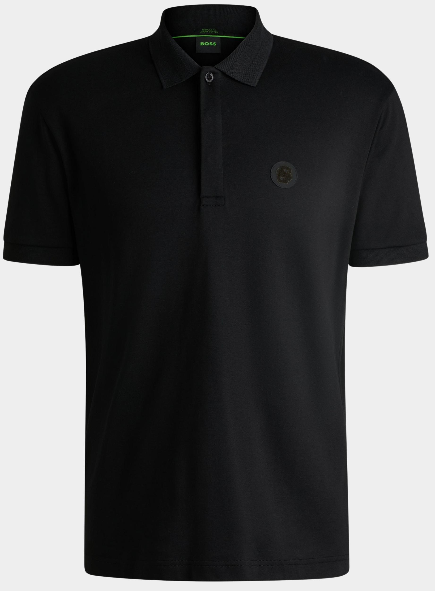 BOSS Green Polo korte mouw Zwart Paddy TL 10268635 01 50533273/001