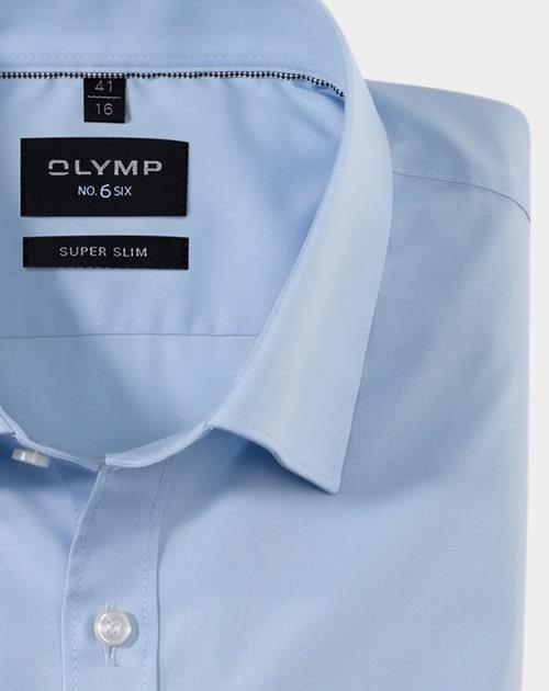 Olymp Business hemd lange mouw Blauw No. Six 043664/10