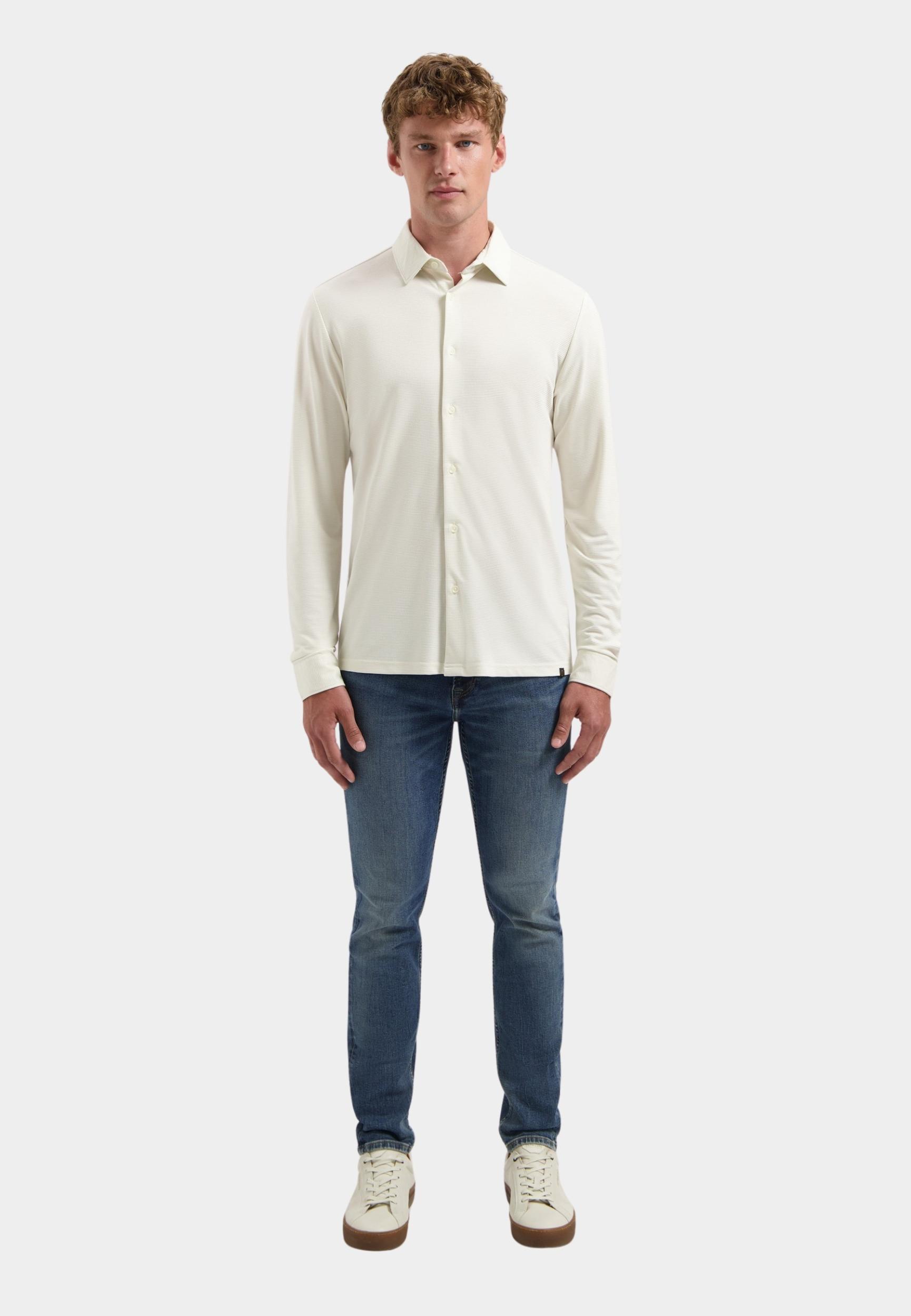 Dstrezzed Casual hemd lange mouw Grijs DS_Fraser Shirt 303972/107