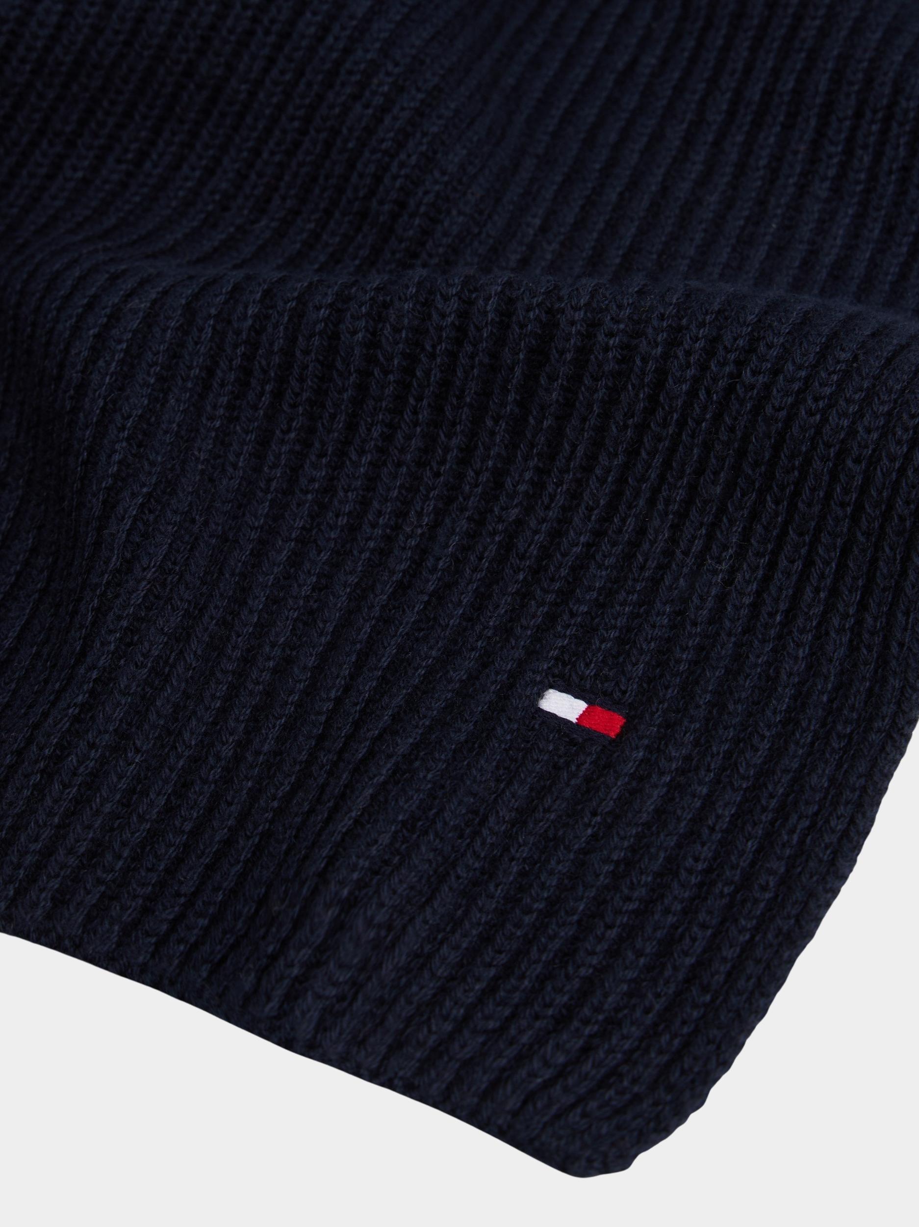 Tommy Hilfiger Shawl Blauw TH FLAG PIMA COTTON CASH SCAR AM0AM12847/DW6