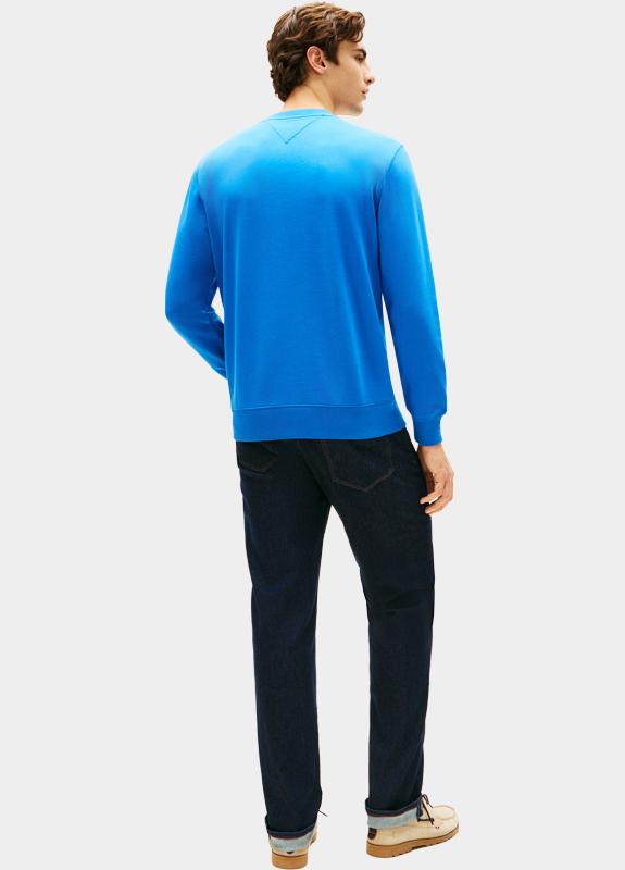 Tommy Hilfiger Pullover Blauw ESSENTIAL TERRY CREWNECK MW0MW37237/C4U