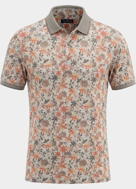 Bos Polo heren Oranje Simon 10-62/Brique