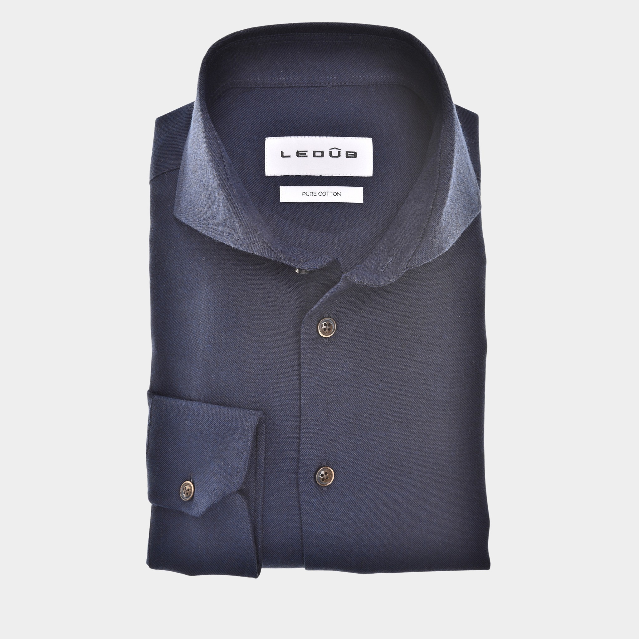 Ledub Business hemd lange mouw Blauw LE24214 SF 5 0142747/190-000-000