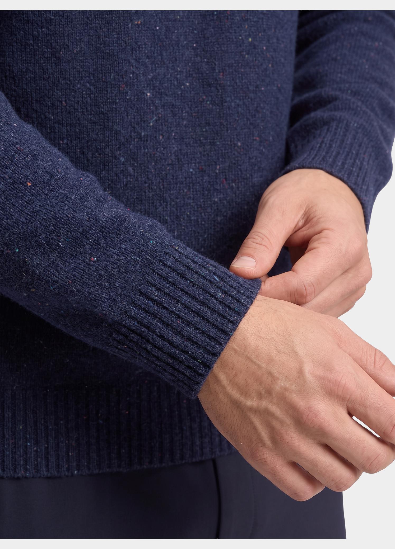 Basefield Pullover Blauw Rundhals Pullover 219018514/654