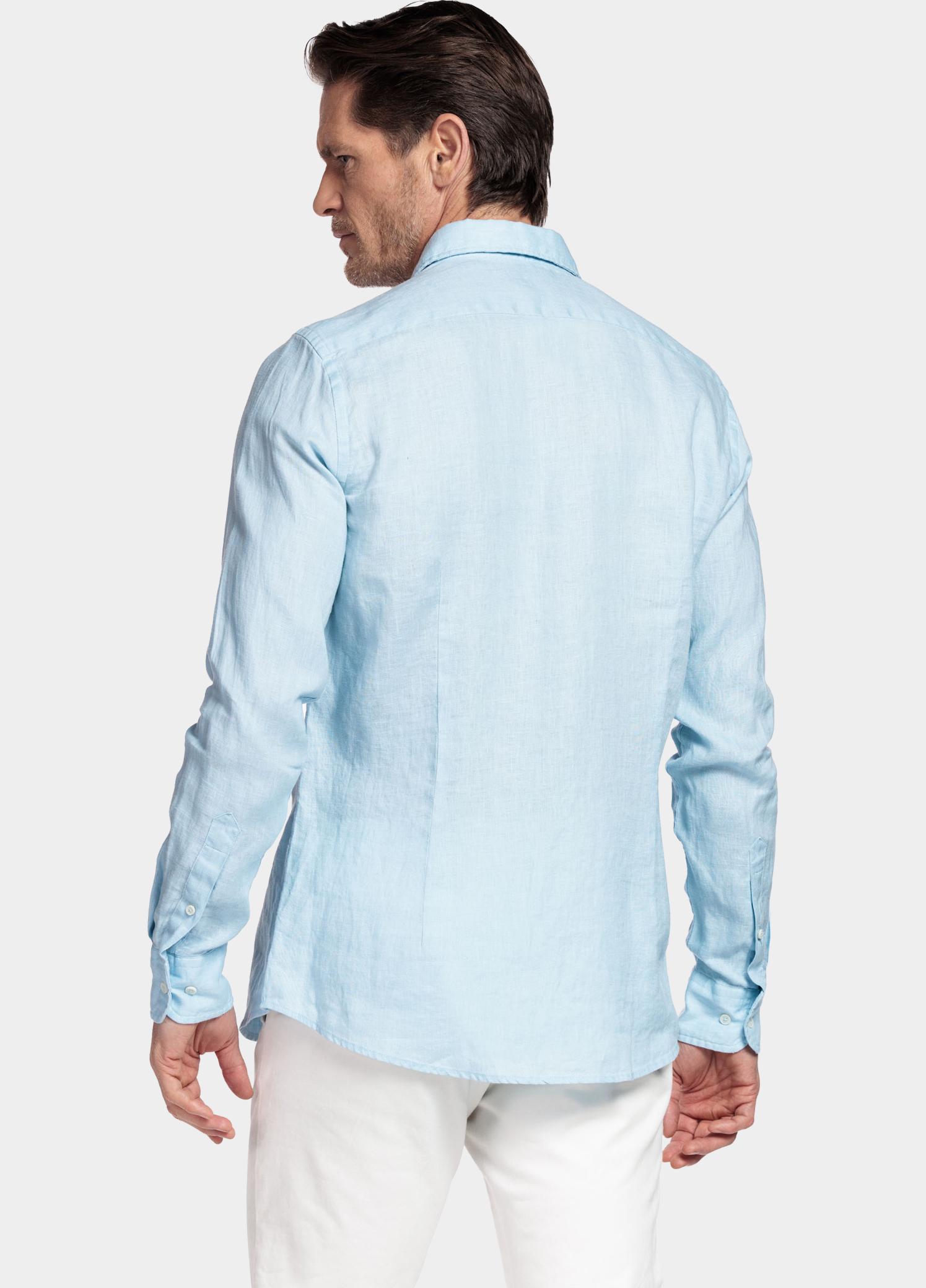 Giordano Overhemd heren Blauw Row Long Sleeve Cutaway Soft 617810/61