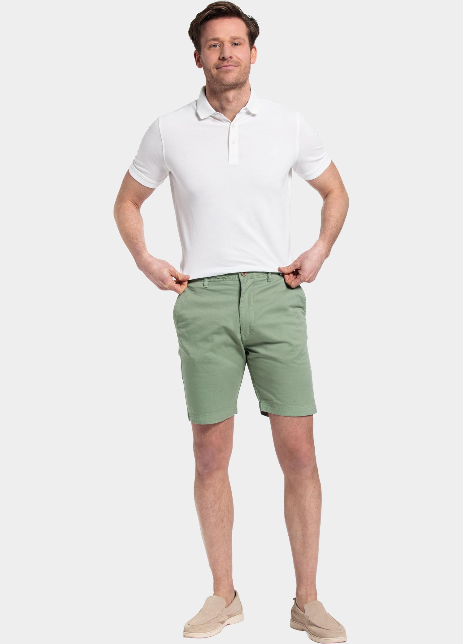 Giordano Korte Broek heren Groen Porter Short (elastic in wais 411117/73