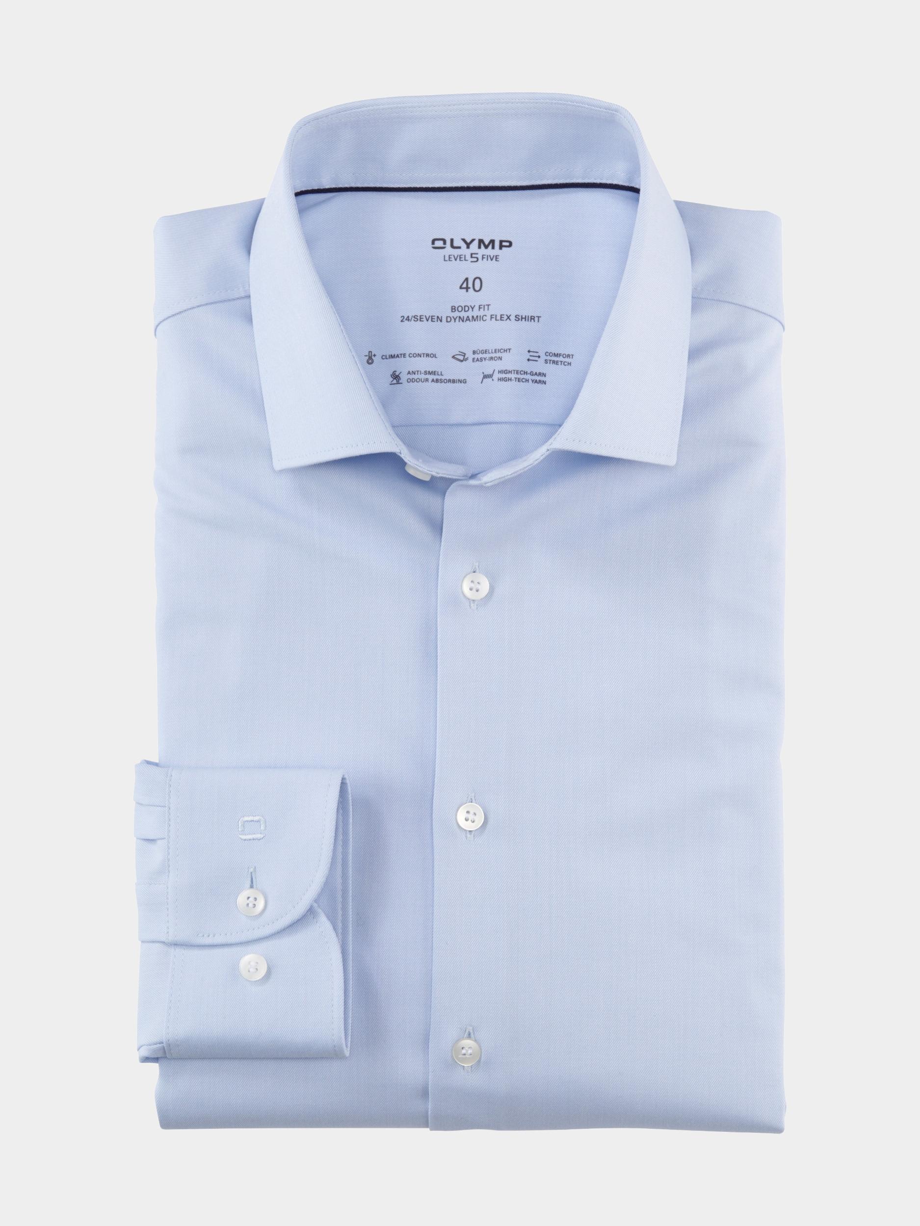 Olymp Business hemd lange mouw Blauw  073464/11