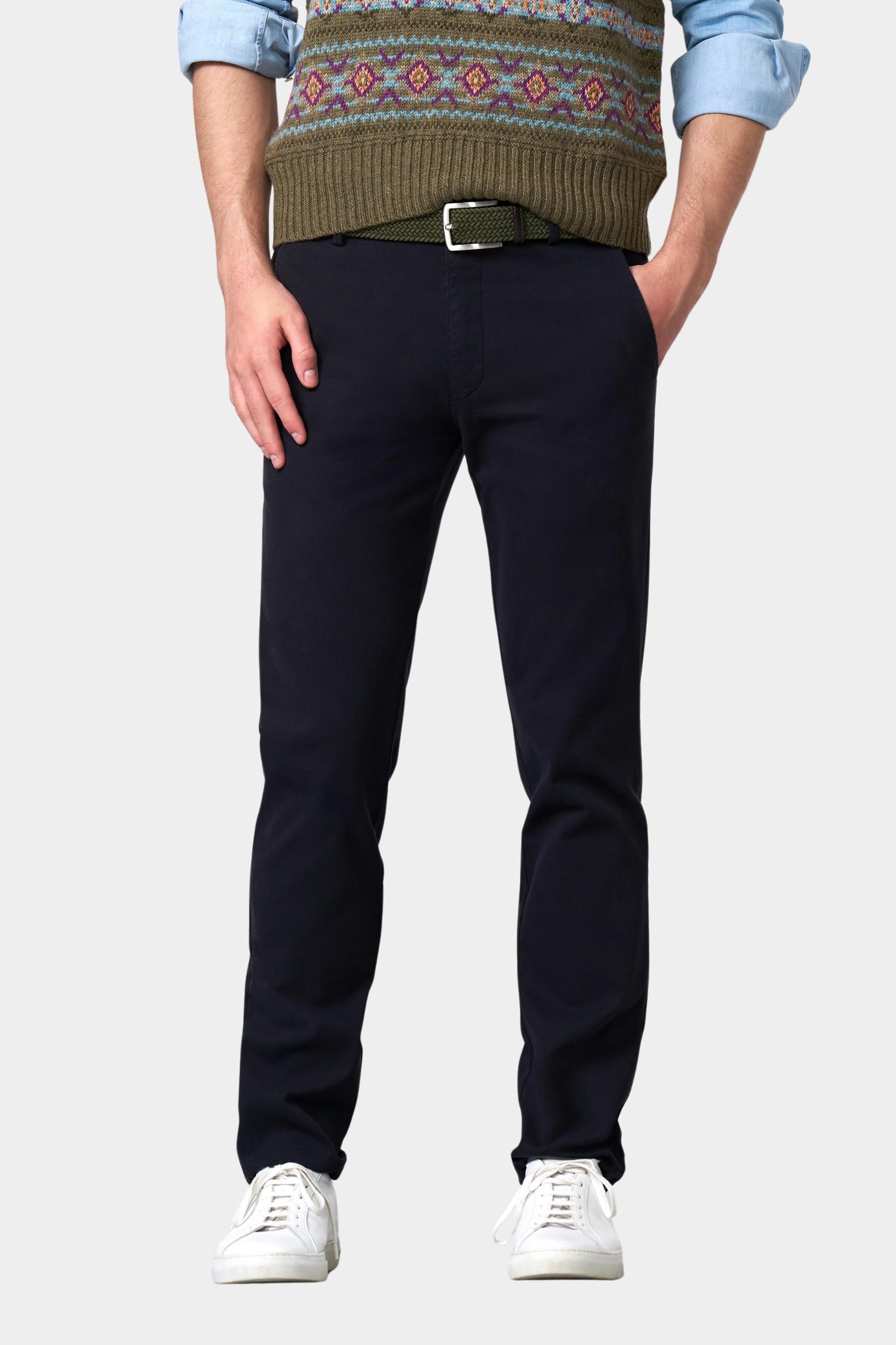 Meyer Chino Blauw Bonn 2-5655 1022565500/19