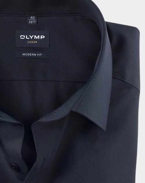 Olymp Business hemd lange mouw Blauw Luxor 030264/96