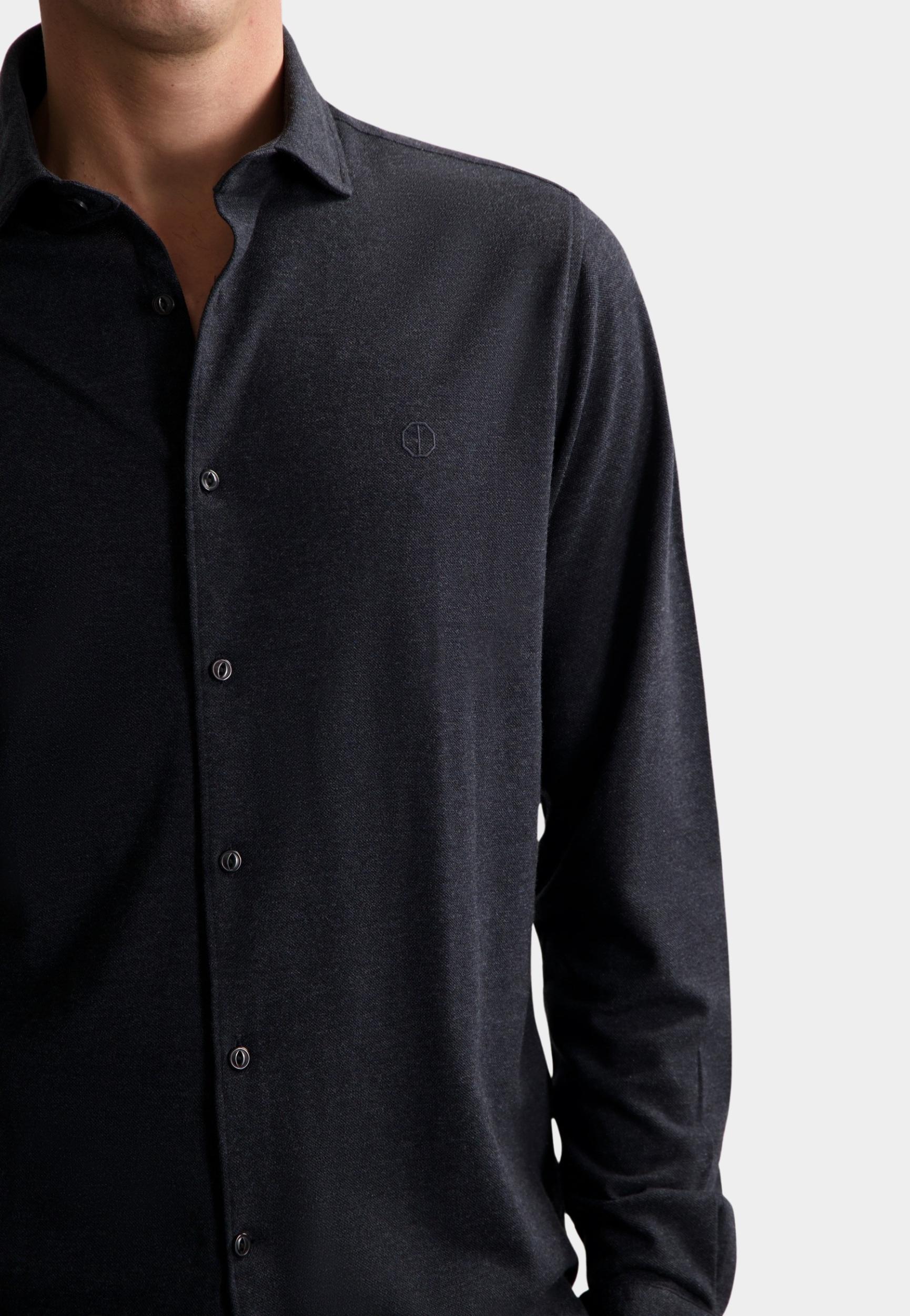 Dstrezzed Casual hemd lange mouw Zwart Kirk Shirt 303714-AW24/999