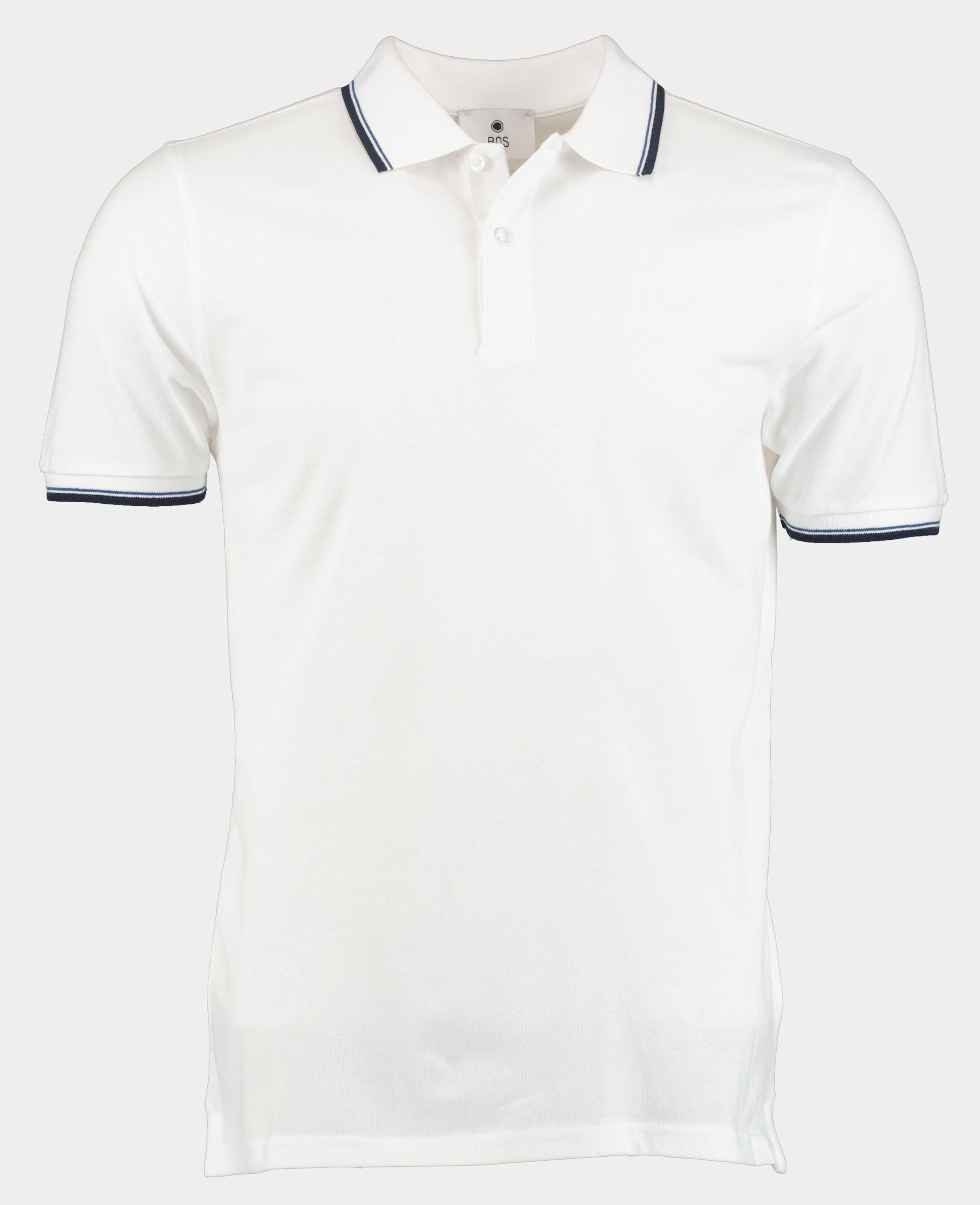 Bos Polo korte mouw Wit  2201900/100